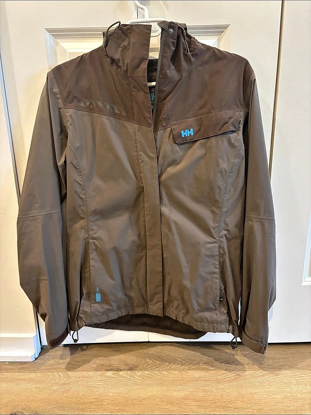 Helly Hansen Men's Brown Hooded Windbreaker